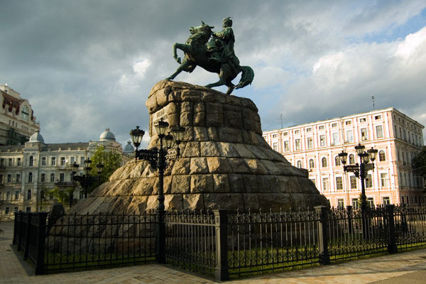 Bohdan Khmelnytsky Monument, Kyiv, Ukraine